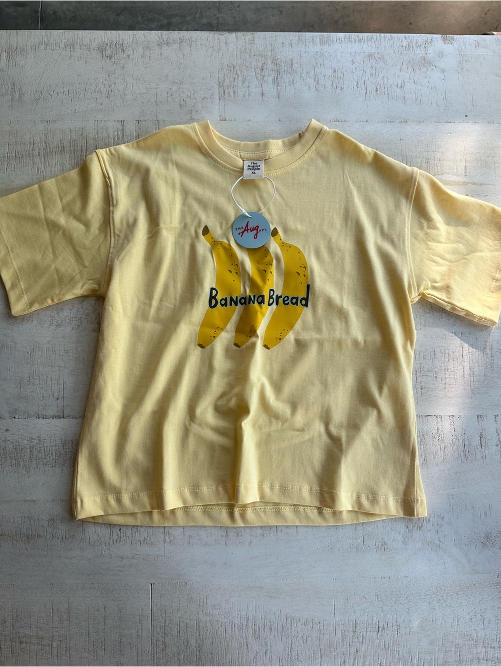 Yellow Banana Bread Graphic Tee - Kids